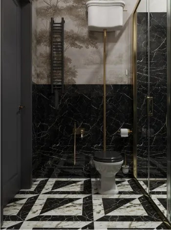 Интерьер ванной  смотреть на Basicdecor