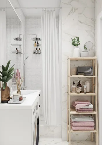 Интерьер ванной в современном стиле смотреть на Basicdecor