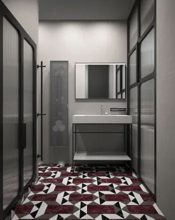 Интерьер ванной в современном стиле смотреть на Basicdecor