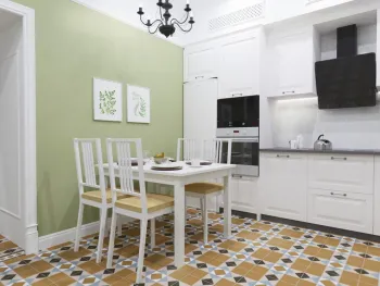 Интерьер кухни в классическом стиле смотреть на Basicdecor
