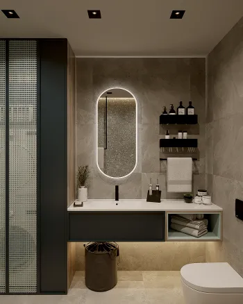 Интерьер ванной  смотреть на Basicdecor