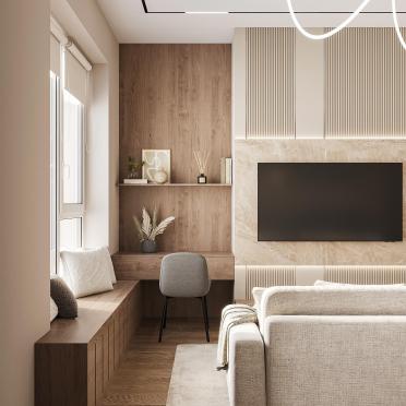 Интерьер гостиной  смотреть на Basicdecor