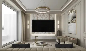 Интерьер гостиной  смотреть на Basicdecor