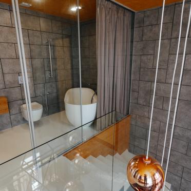 Интерьер ванной в современном стиле смотреть на Basicdecor