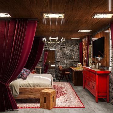 Интерьер спальни  смотреть на Basicdecor
