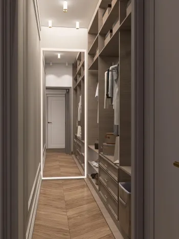 Интерьер гардеробной  смотреть на Basicdecor