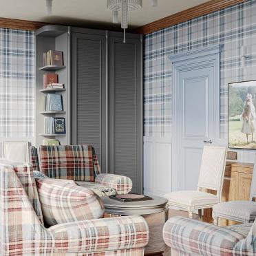 Интерьер гостиной с жалюзи и дверными жалюзи  смотреть на Basicdecor