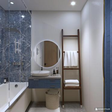 Интерьер ванной  смотреть на Basicdecor