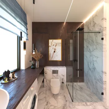 Интерьер ванной  смотреть на Basicdecor