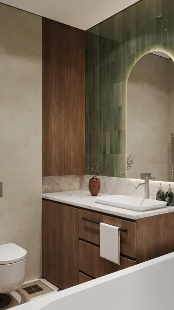 Интерьер ванной  смотреть на Basicdecor