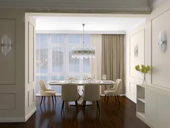 Интерьер столовой  смотреть на Basicdecor