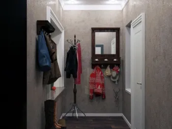 Интерьер прихожей с проходной в неоклассике смотреть на Basicdecor