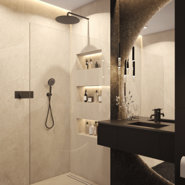 Интерьер ванной  смотреть на Basicdecor