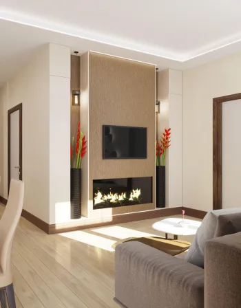 Интерьер гостиной в современном стиле смотреть на Basicdecor