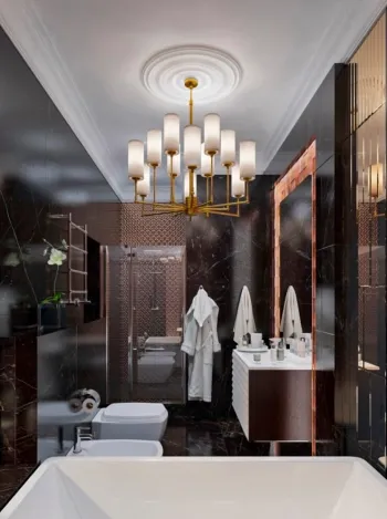 Интерьер ванной  смотреть на Basicdecor