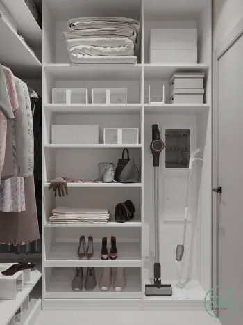 Интерьер гардеробной  смотреть на Basicdecor