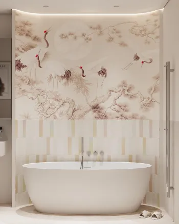 Интерьер ванной  смотреть на Basicdecor