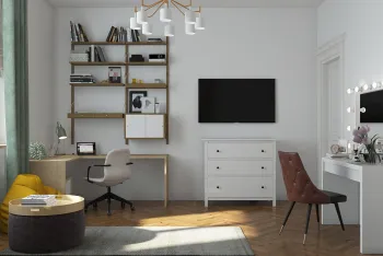 Интерьер c рабочим местом  смотреть на Basicdecor