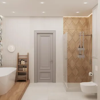 Интерьер ванной  смотреть на Basicdecor