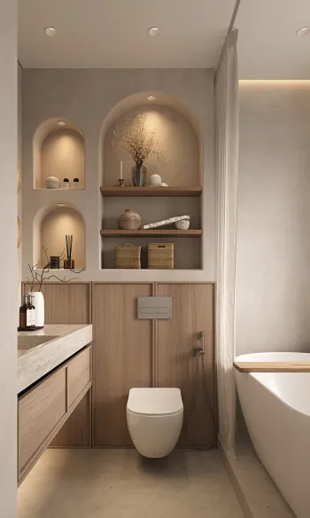 Интерьер ванной  смотреть на Basicdecor