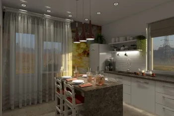 Интерьер кухни  смотреть на Basicdecor