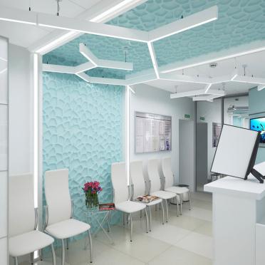 Интерьер с ресепшном в современном стиле смотреть на Basicdecor