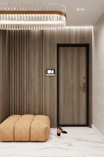Интерьер с нишей с подсветкой и с подсветкой  смотреть на Basicdecor