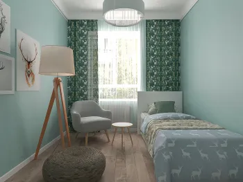 Интерьер спальни в скандинавском стиле смотреть на Basicdecor