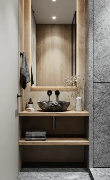 Интерьер ванной  смотреть на Basicdecor