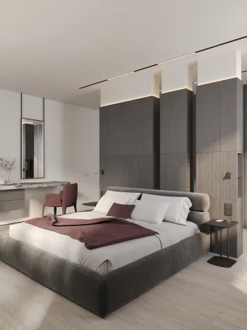 Интерьер спальни  смотреть на Basicdecor