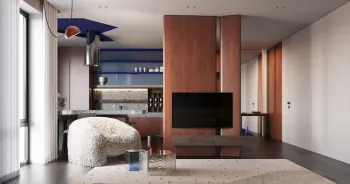 Интерьер гостиной  смотреть на Basicdecor