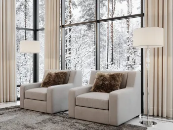 Интерьер гостиной  смотреть на Basicdecor