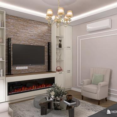 Интерьер гостиной  смотреть на Basicdecor