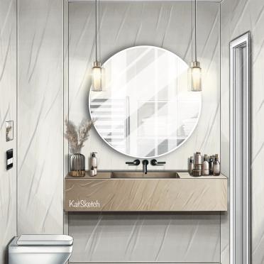 Интерьер ванной  смотреть на Basicdecor