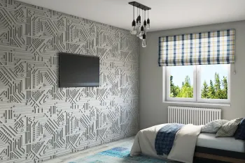 Интерьер детской с жалюзи  смотреть на Basicdecor