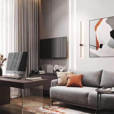 Интерьер гостиной  смотреть на Basicdecor