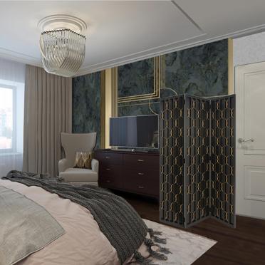 Интерьер спальни  смотреть на Basicdecor