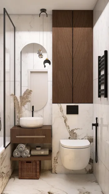 Интерьер ванной  смотреть на Basicdecor