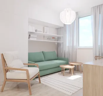 Интерьер гостиной  смотреть на Basicdecor