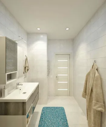 Интерьер ванной в скандинавском стиле смотреть на Basicdecor