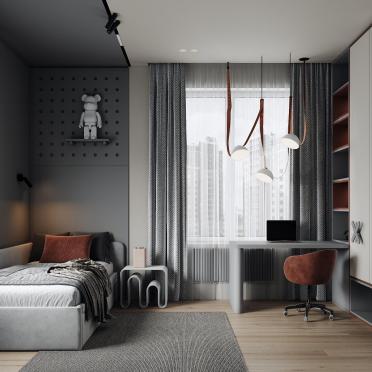 Интерьер детской с для мальчика  смотреть на Basicdecor