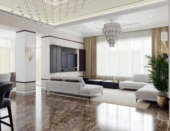 Интерьер гостиной  смотреть на Basicdecor