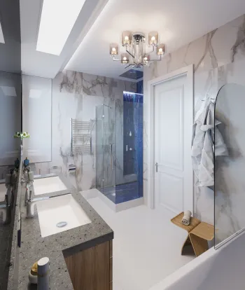 Интерьер ванной  смотреть на Basicdecor