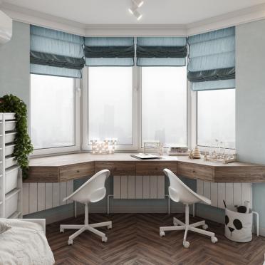 Интерьер детской с жалюзи  смотреть на Basicdecor