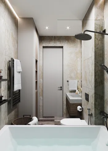 Интерьер ванной  смотреть на Basicdecor