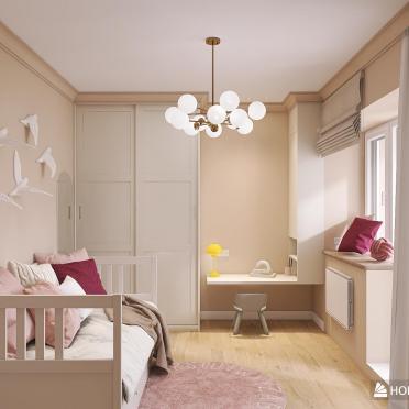 Интерьер детской с для девочки  смотреть на Basicdecor