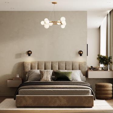 Интерьер спальни  смотреть на Basicdecor