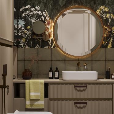 Интерьер ванной  смотреть на Basicdecor
