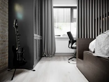 Интерьер детской c рабочим местом  смотреть на Basicdecor