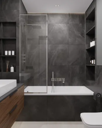 Интерьер ванной  смотреть на Basicdecor